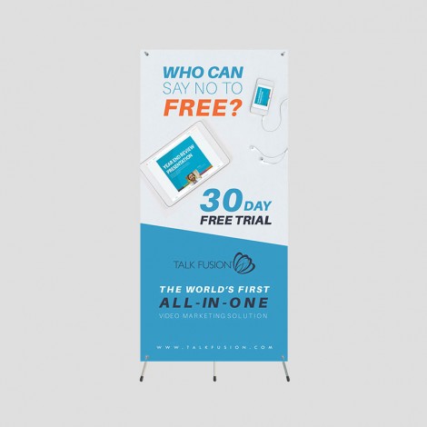 Who Can Say No To Free - 5ft Grasshopper Banner