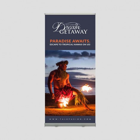Dream Getaway - 6.5ft Retractable Banner